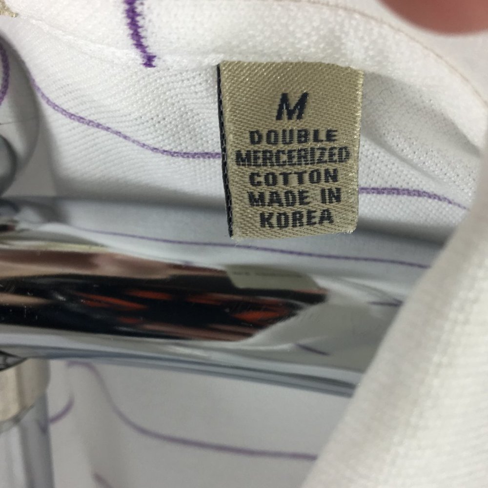 Peter Millar 3 Button Polo Size Medium Euc - image 3